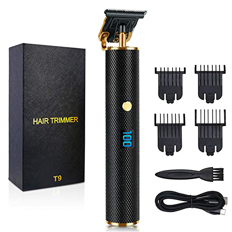 Men Hair Clippers, Professional Outliner Hair Trimmer Cordless, Mens Beard Trimmer, Wireless Hair Cutting Kit for Barbers, USB Rechargeable, Black and Gold Amazon Platform Banned